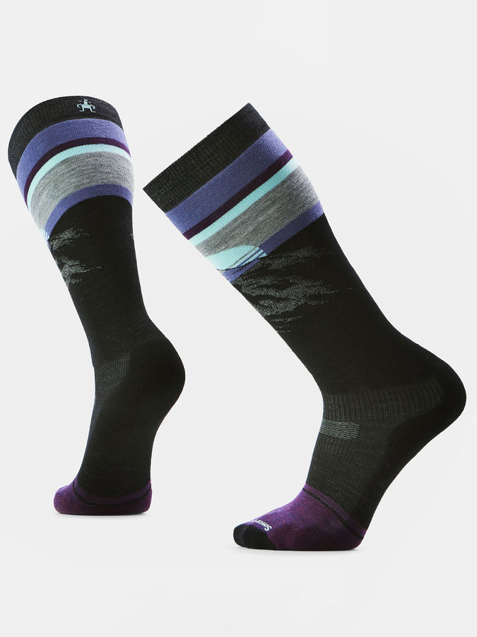 Smartwool Targeted Cushion Mountain Sunrise Otc Socks | BLACK (001)