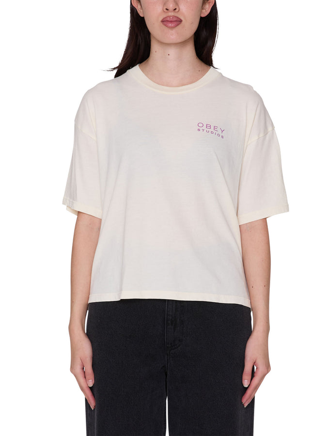 Obey Flores T-Shirt Fall 2026 | UNBLEACHED (UBL)