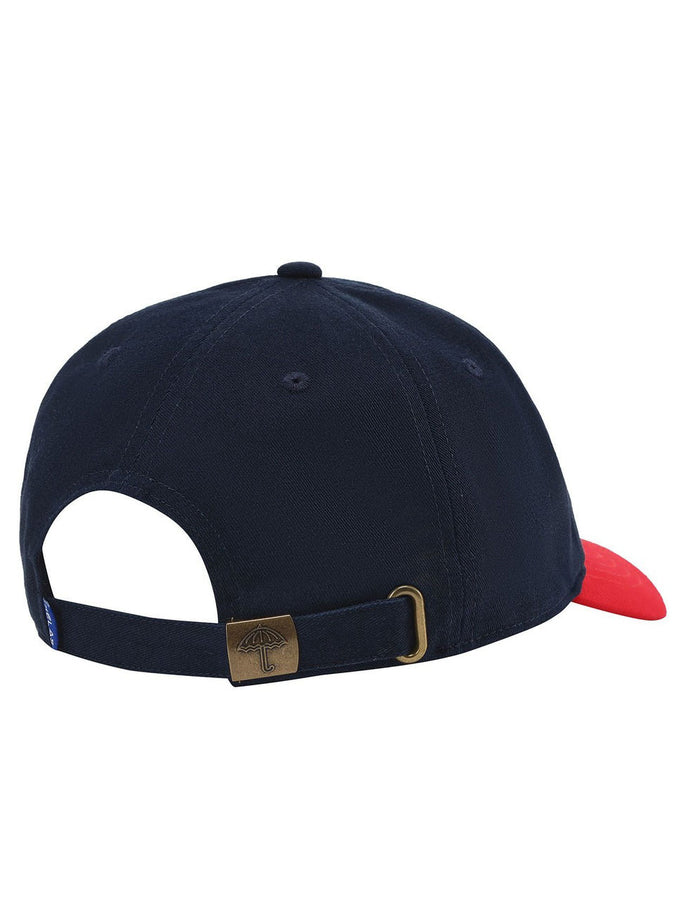 Hélas Classic Two-Tone Strapback Hat | NAVY/RED