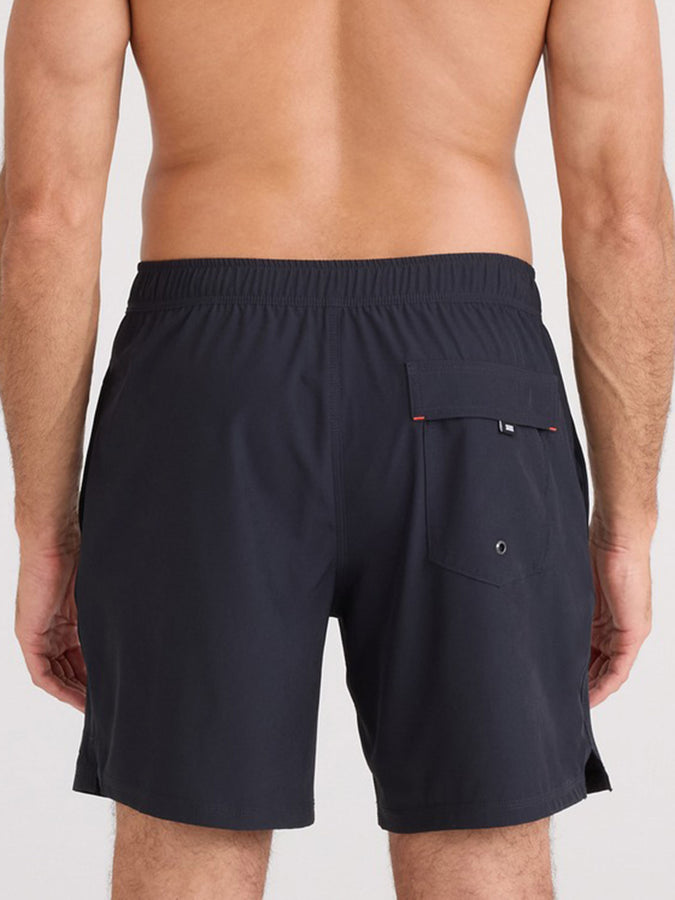 Saxx Oh Buoy 2N1 Volley 7'' Black Boardshorts | BLACK (BLK)