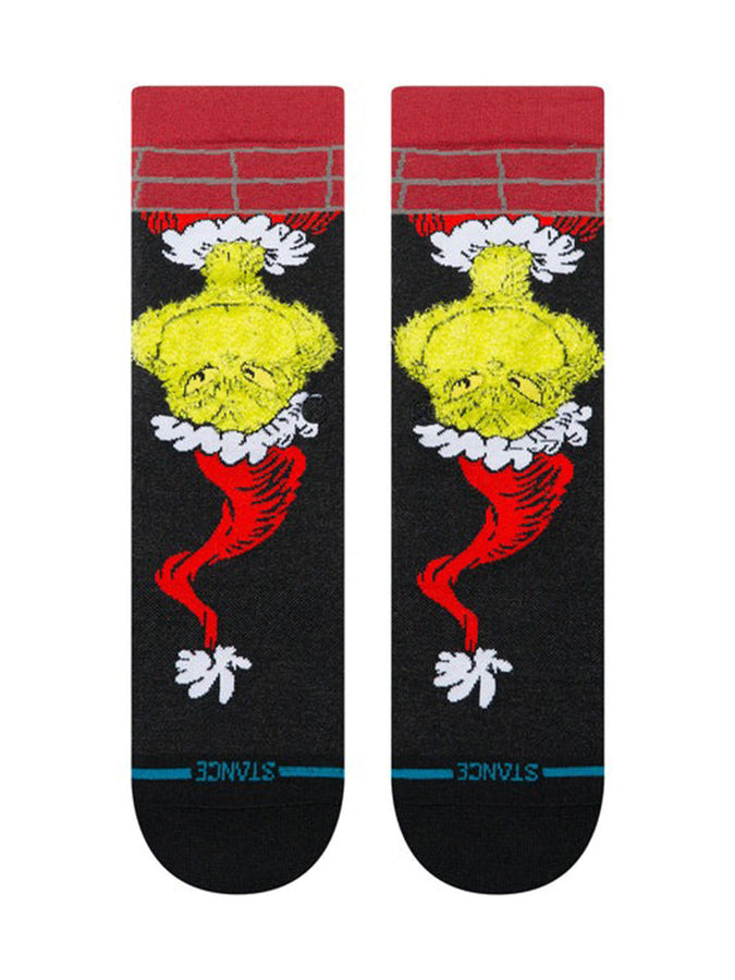 Stance x The Grinch Down The Chimney Socks | BLACK (BLK)