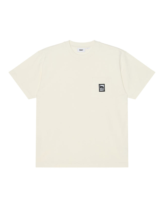 Obey Post Pocket T-Shirt Fall 2026 | DUSTY CHALK (DUCH)