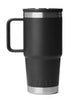Yeti Rambler 20oz Black Travel Straw Mug