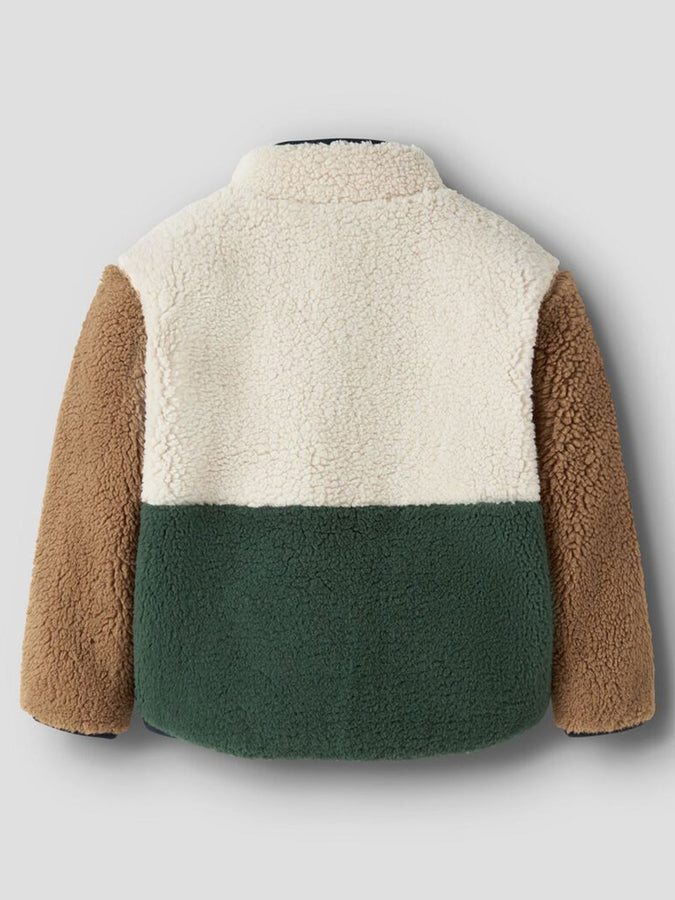 Name It Macey Teddy Jacket Fall 2026 | JUNGLE GREEN