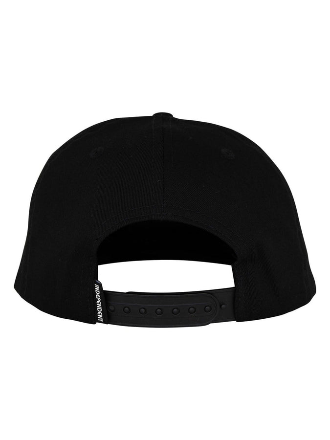 Independent Bar Logo Snapback Hat | BLACK