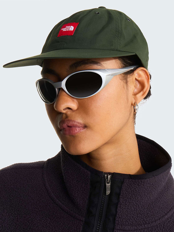 The North Face Red Box Nylon Strapback Hat | BOTTLE GREEN (NLW)