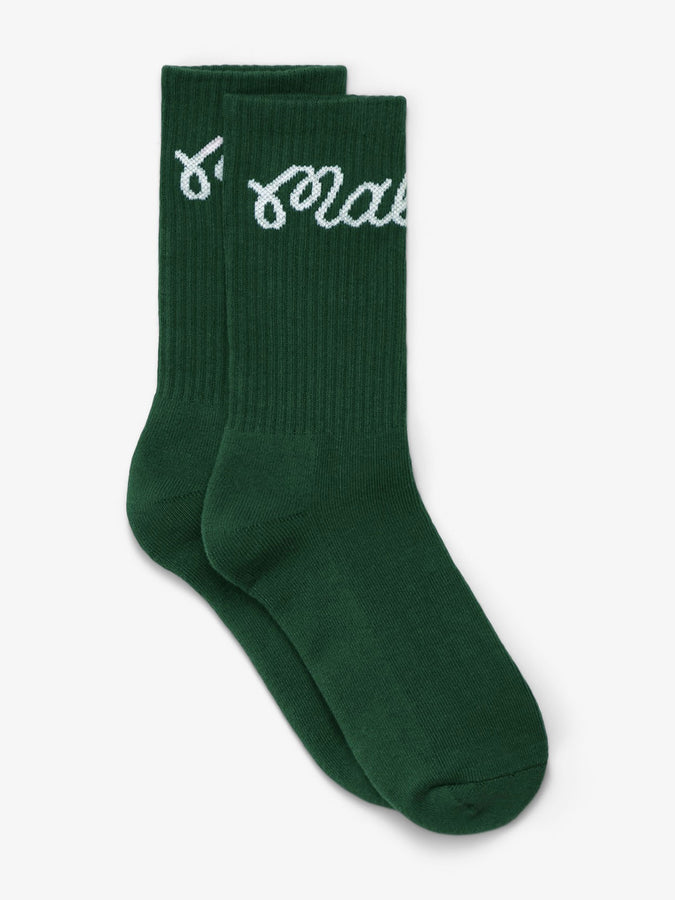 Malbon Bon Script Socks | GREEN