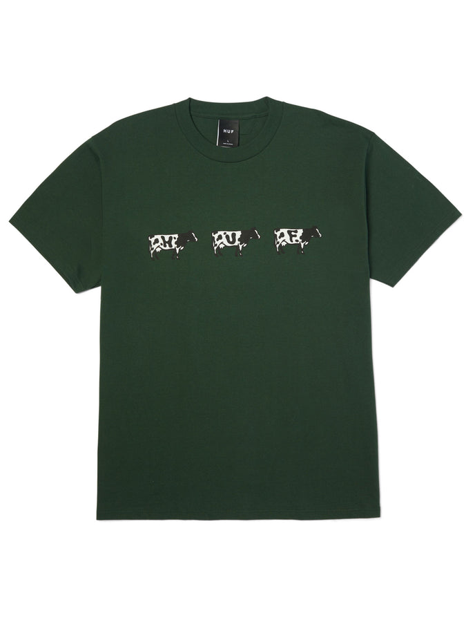 Huf Moo T-Shirt Fall 2026 | FOREST GREEN