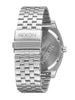Nixon Time Teller Solar Silver/White Light Watch
