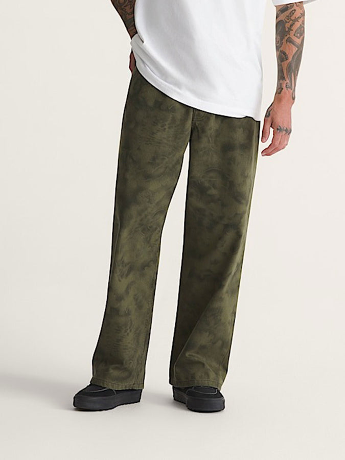 Vans Check-5 Baggy Printed Jeans Holiday 2026 | MOSY OLIVE/OBSIDIAN FERN (HBM)