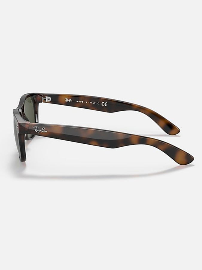 Ray-Ban New Wayfarer Polished Tortoise/G-15 Green Sunglasses | POLISHED TORTOISE/G-15 GREEN