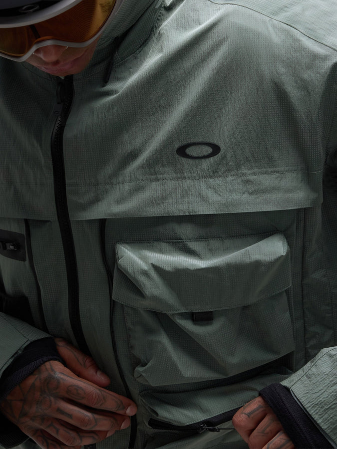 Oakley Mthod Glow 2027 Shell Jacket | REFLECTIVE CAMO AV GREEN (7D7)