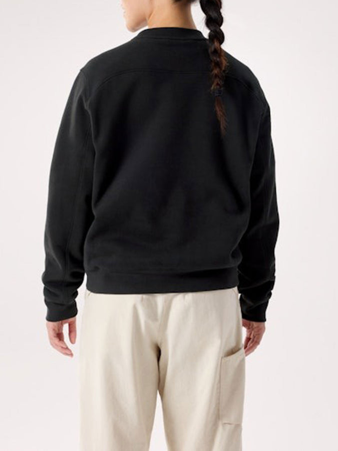 Arc'teryx Emblem Crewneck Sweatshirt Fall 2026 | BLACK