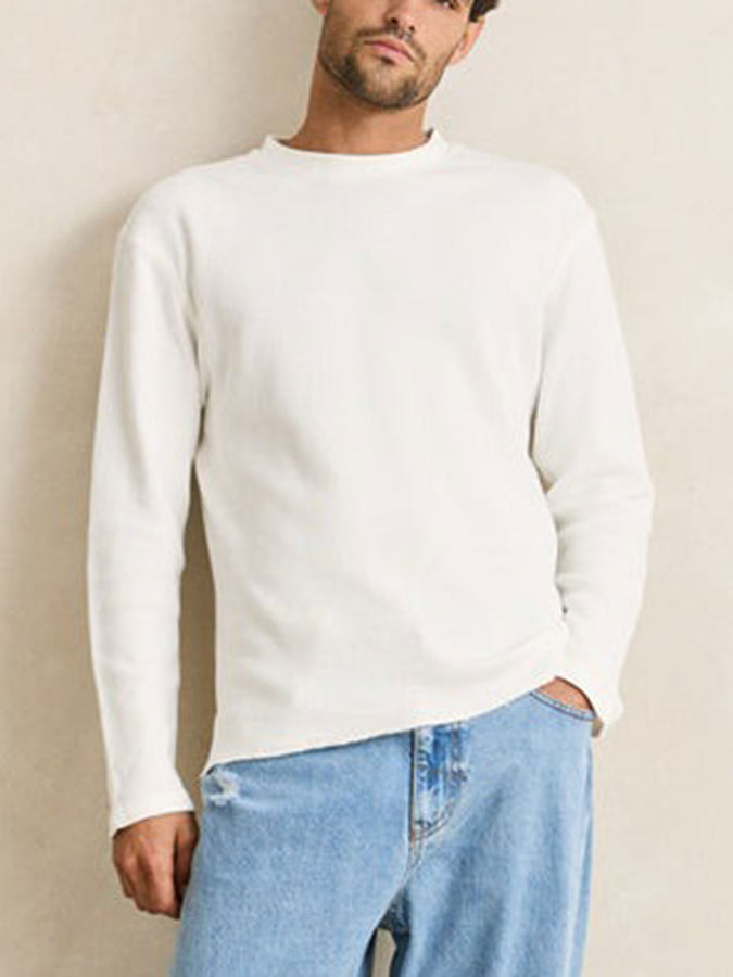 Rhythm Classic Waffle Sweater Fall 2026 | VINTAGE WHITE