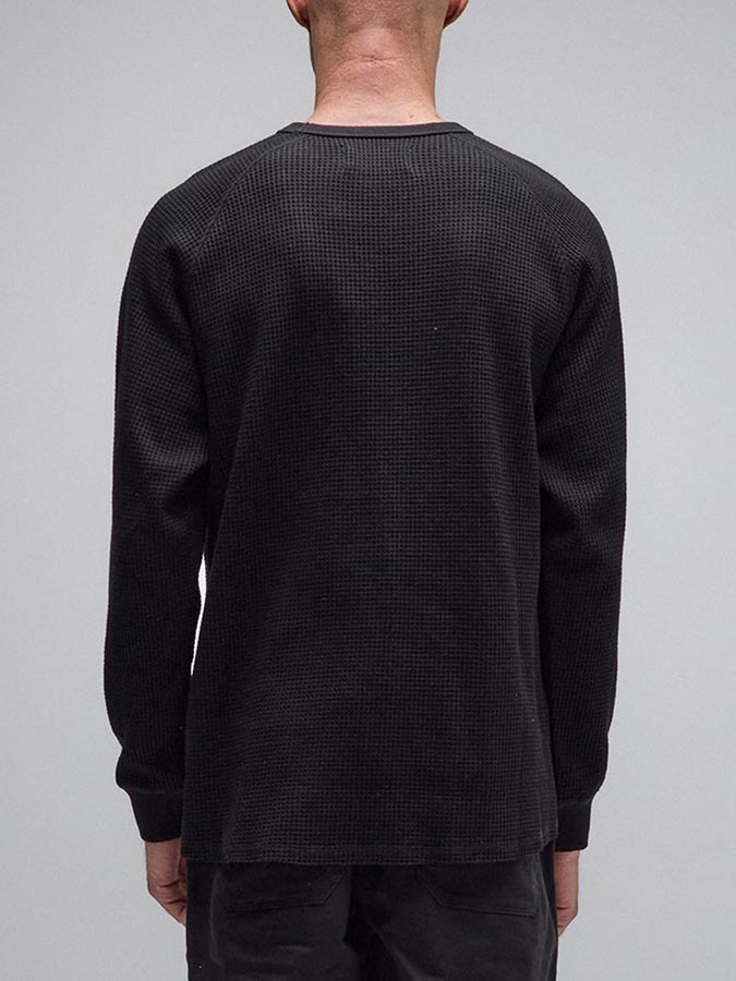 Former Ag Raglan Waffle Long Sleeve T-Shirt Fall 2026 | BLACK