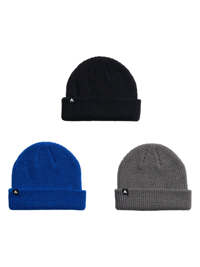 Burton Dnd 3 Pack Beanie | TRU BLK/GTM GRY/TWLT BLU (EVH)
