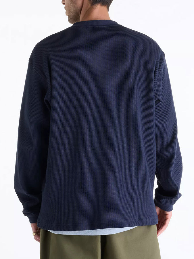 Nb Numeric Waffle Henley Long Sleeve Fall 2026 | DARK NIGHT (DNT)
