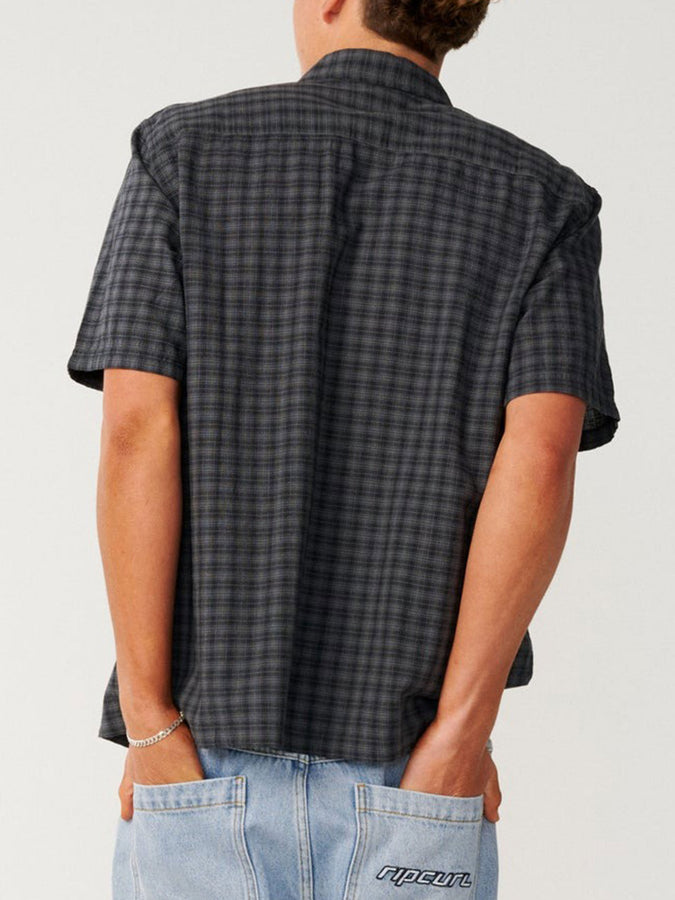 Rip Curl Classic Surf Check Short Sleeve Shirt Fall 2026 | BLACK (0090)