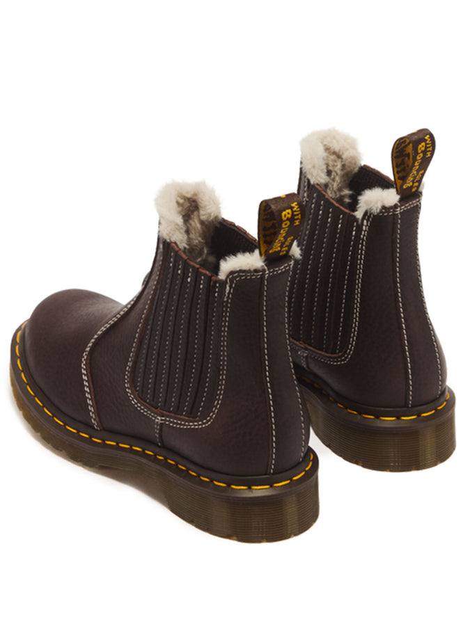 Dr. Martens 2976 Leonore II Faux Fur Lined Grizzly Dark Brown Boots Winter 2027 | DARK BROWN