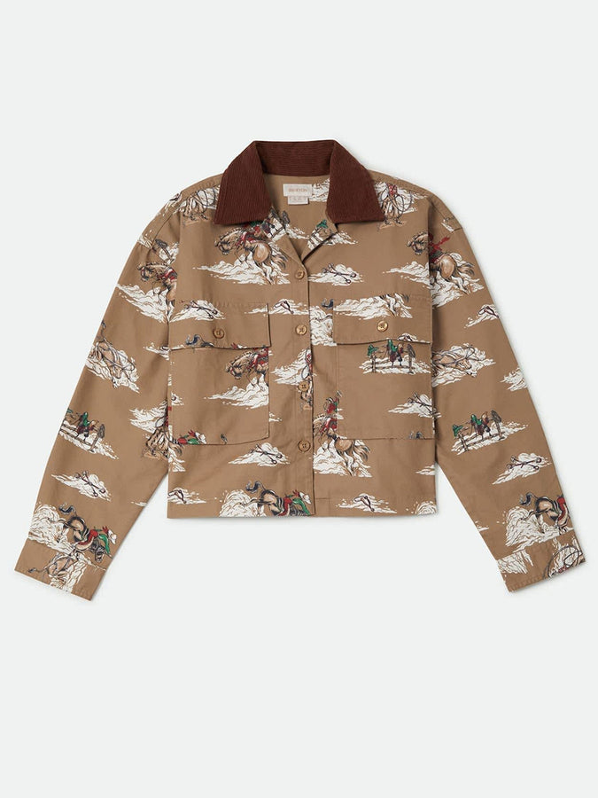 Brixton Utopia Overshirt Jacket Fall 2026 | MID CENTURY COWBOY PRINT