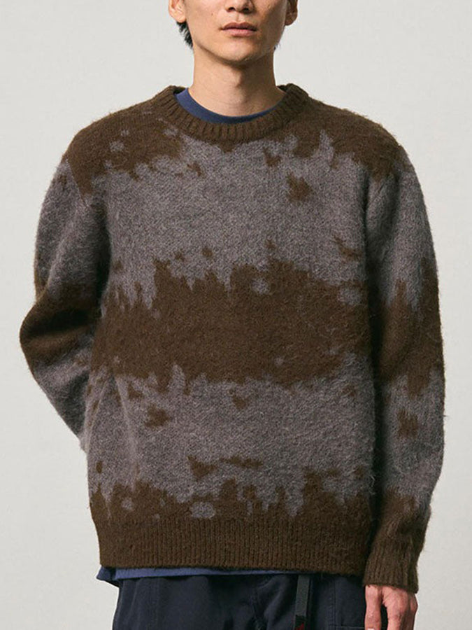 Gramicci Mohair Splatter Sweater Fall 2026 | SLATE