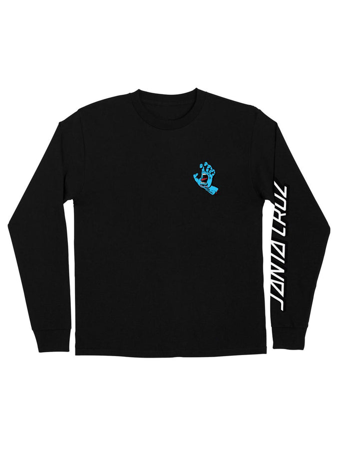 Santa Cruz Screaming Hand Long Sleeve T-Shirt Fall 2026 | BLACK