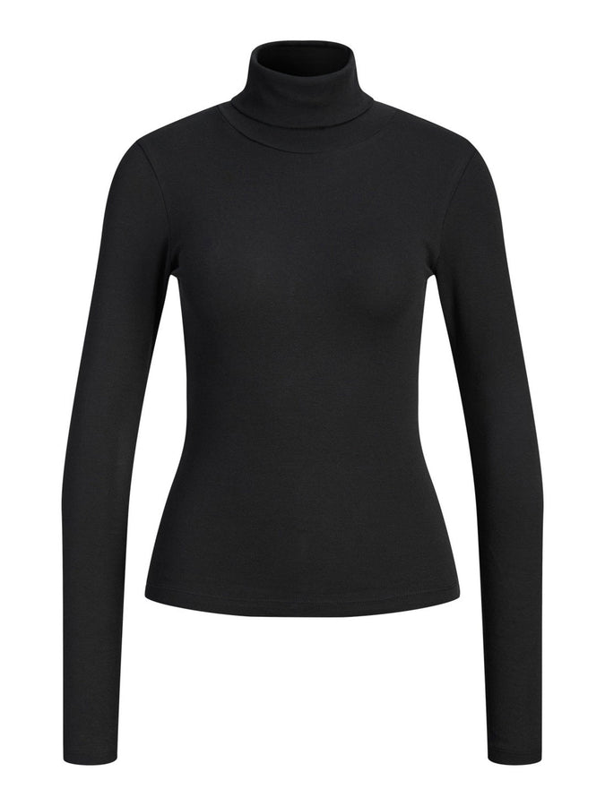 Jjxx Star High Neck Long Sleeve T-Shirt Fall 2026 | BLACK