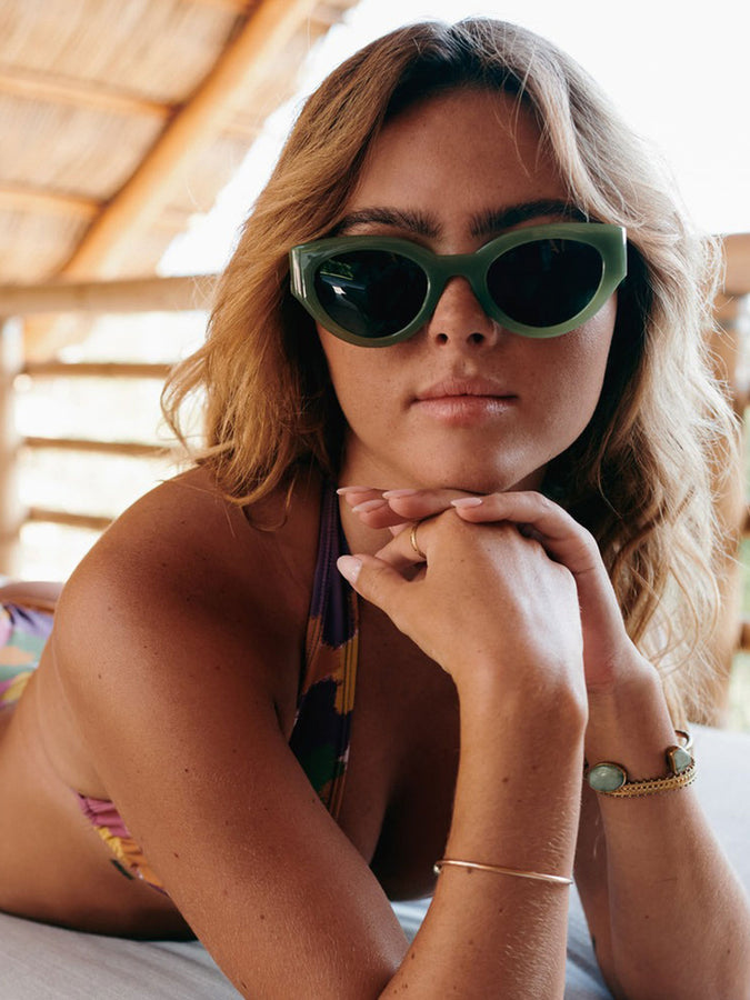 I-Sea Ashbury Sky Sunglasses | MOSS/GREEN