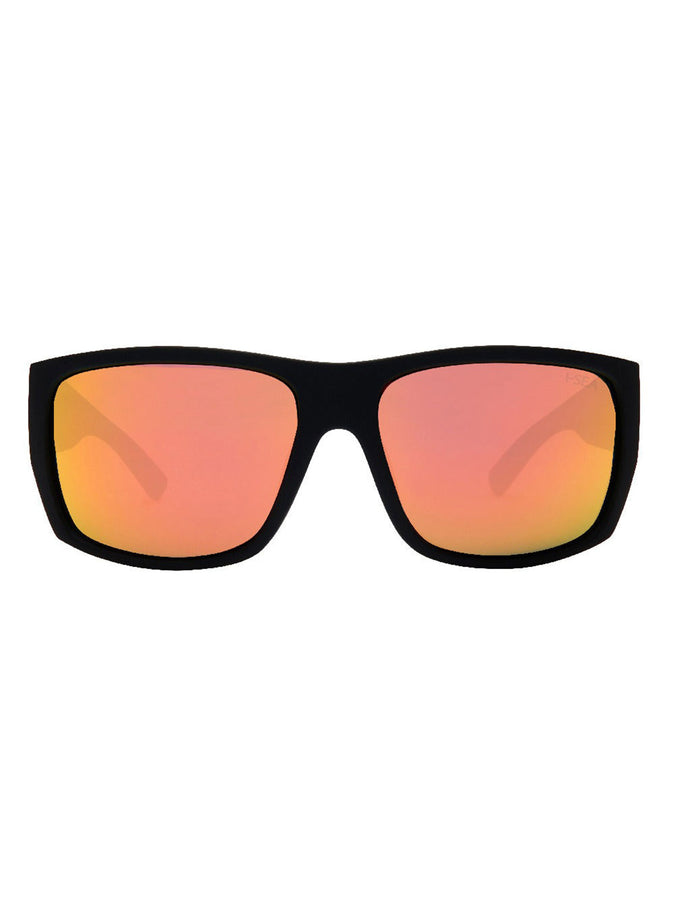 I-Sea Captain Sunglasses | BLACK/RED MIRROR