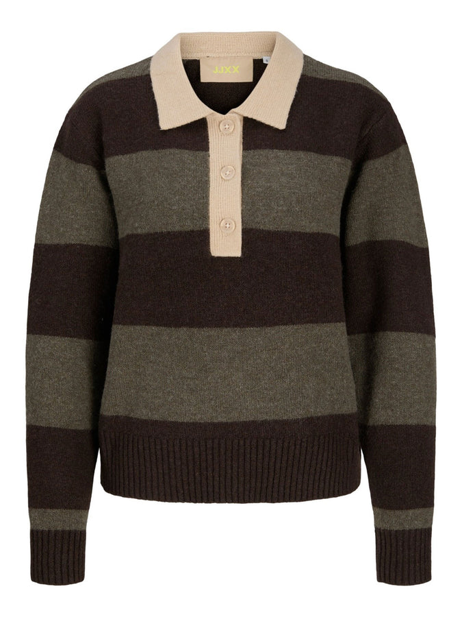 Jjxx Ruby Polo Neck Sweater Fall 2026 | SEAL BROWN