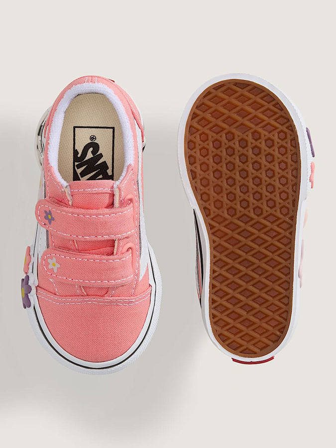 Vans Old Skool V Flower Sunset Blush Pink Shoes Fall 2026 | SUNSET BLUSH PINK (GSB)