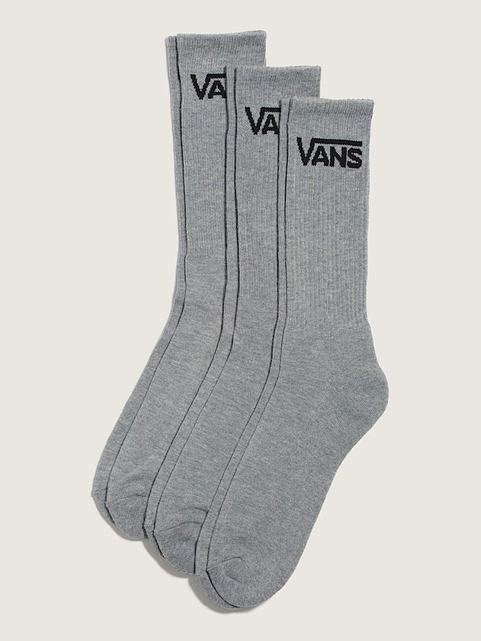 Vans Classic 3 Pack Socks | HEATHER GREY (HTG)