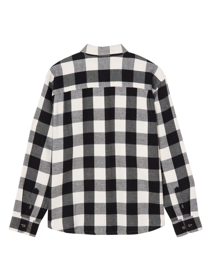 Obey Jones Long Sleeve Buttondown Shirt Fall 2026 | VINTAGE WHITE MULTI (VWH)