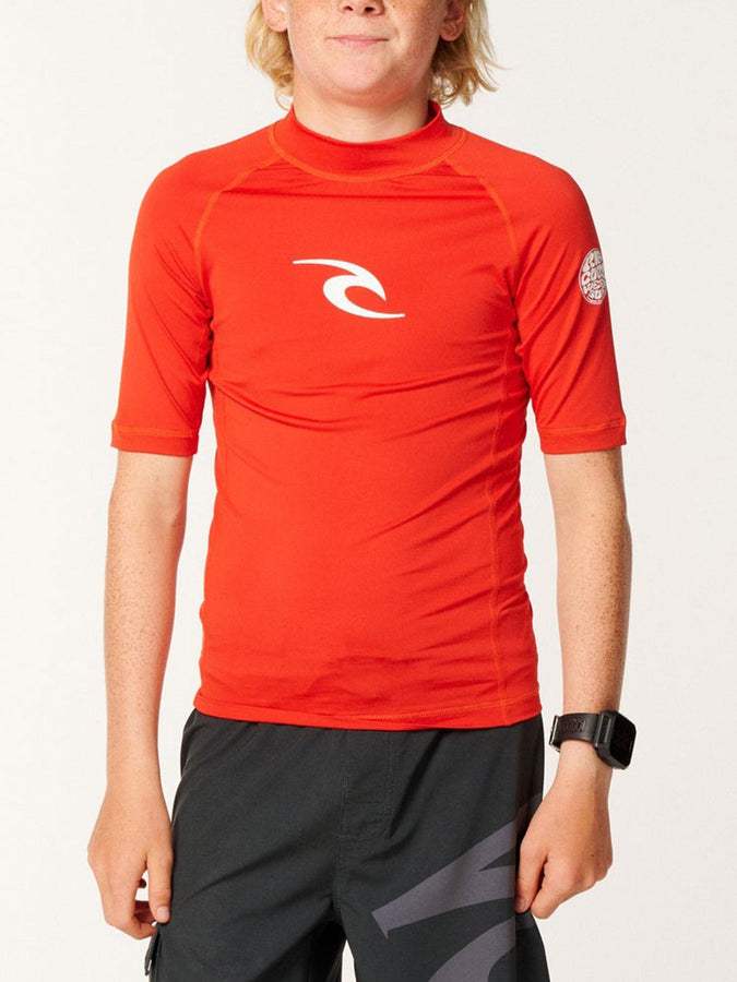 Rip Curl Waves Rashguard Spring 2026 | LAVA RED (2374)