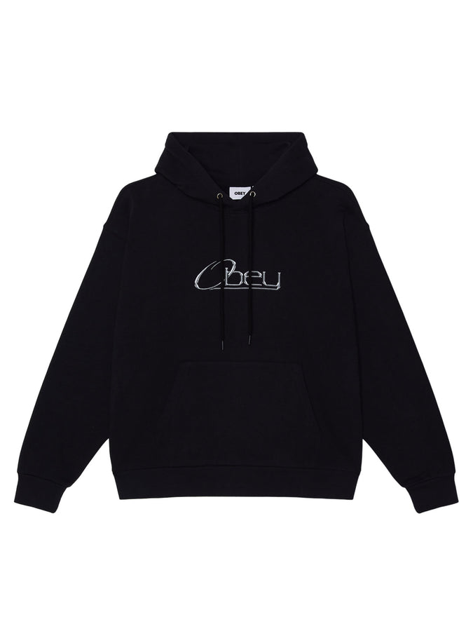 Obey Chrome Hoodie Fall 2026 | BLACK (BLK)