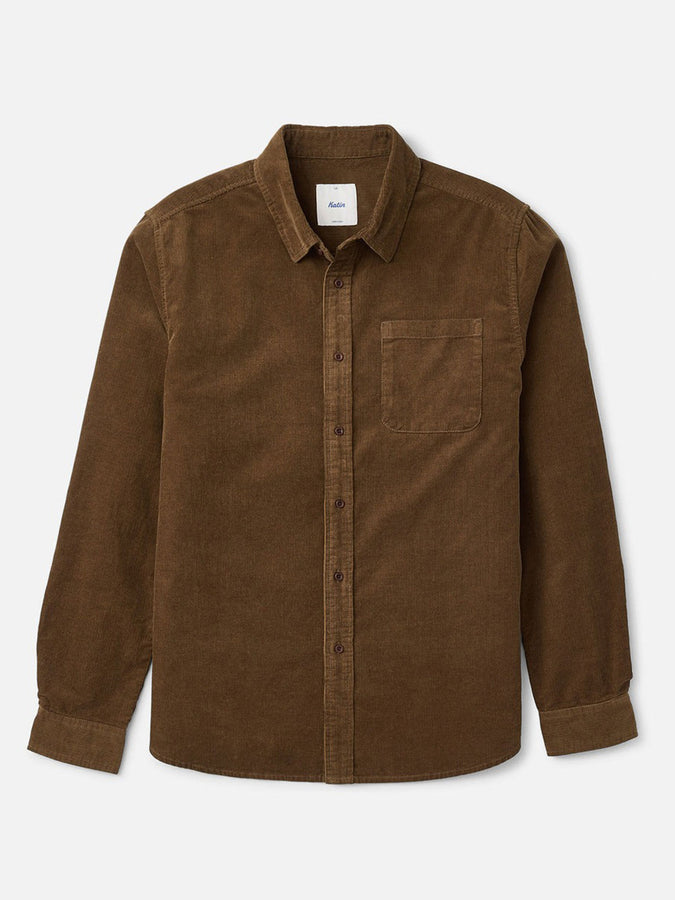 Katin Granada Long Sleeve Buttondown Shirt Fall 2026 | BROWN