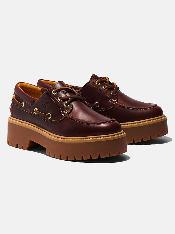 Timberland Stone Street Platform Boat Rootbeer Shoes Fall 2026 | ROOTBEER