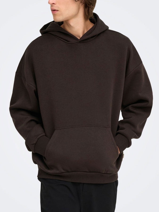 Only & Sons Ceres Hoodie Fall 2026 | COFFEE BEAN