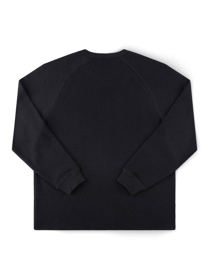 Former Ag Raglan Waffle Long Sleeve T-Shirt Fall 2026 | BLACK