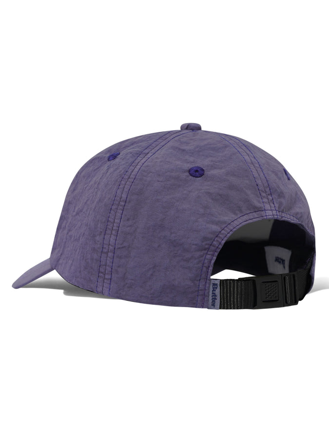 Butter Goods Terrain Overdyed Strapback Hat | GRAPE