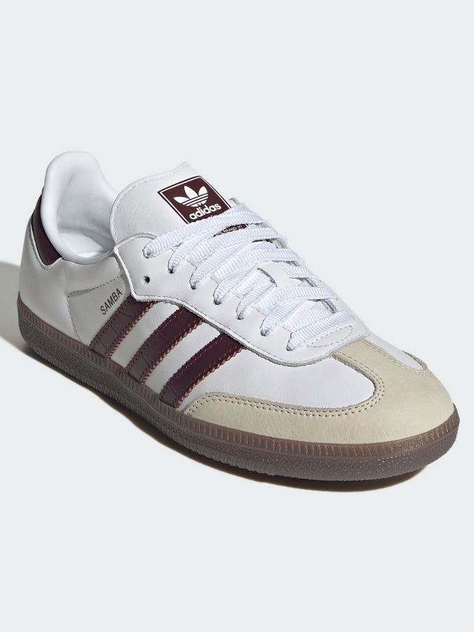 Adidas Samba Og White/Maroon/Gum Shoes Fall 2026 | WHITE/MAROON/GUM