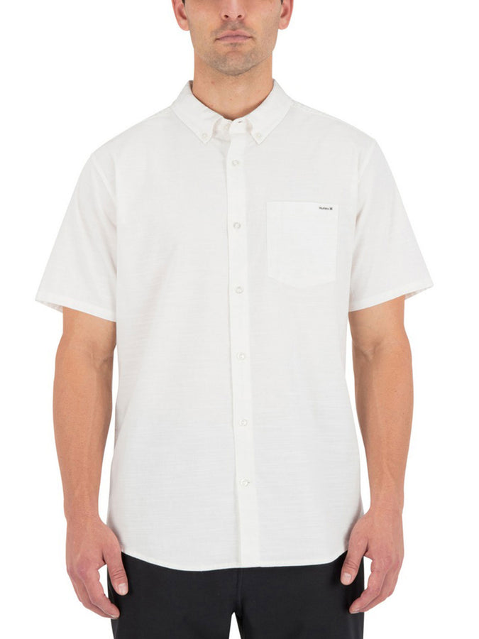 Hurley Icon Stretch Short Sleeve Shirt Fall 2026 | WHITE (100)