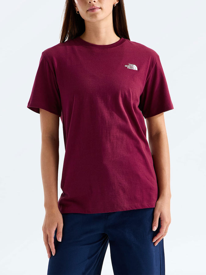 The North Face Evolution Simple Dome T-Shirt Fall 2026 | BURGUNDY CRUSH (MVO)