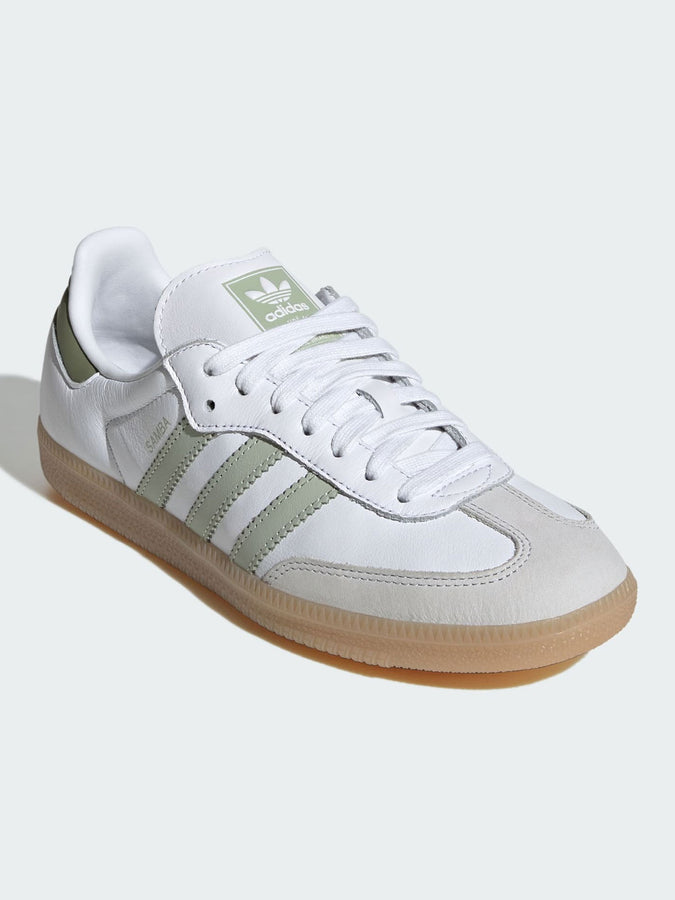 Adidas Samba Og White/Halo Green/Tent Green Shoes Fall 2026 | WHITE/HALO GREEN/TENT GREEN