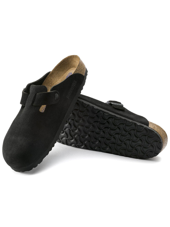 Birkenstock Boston Soft Footbed Suede R Black Shoes Fall 2026 | BLACK