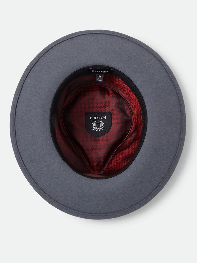 Brixton Eames Fedora Hat | FUTURE GREY/BLACK