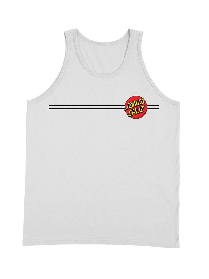 Santa Cruz Classic Dot Tank Top Summer 2026 | WHITE