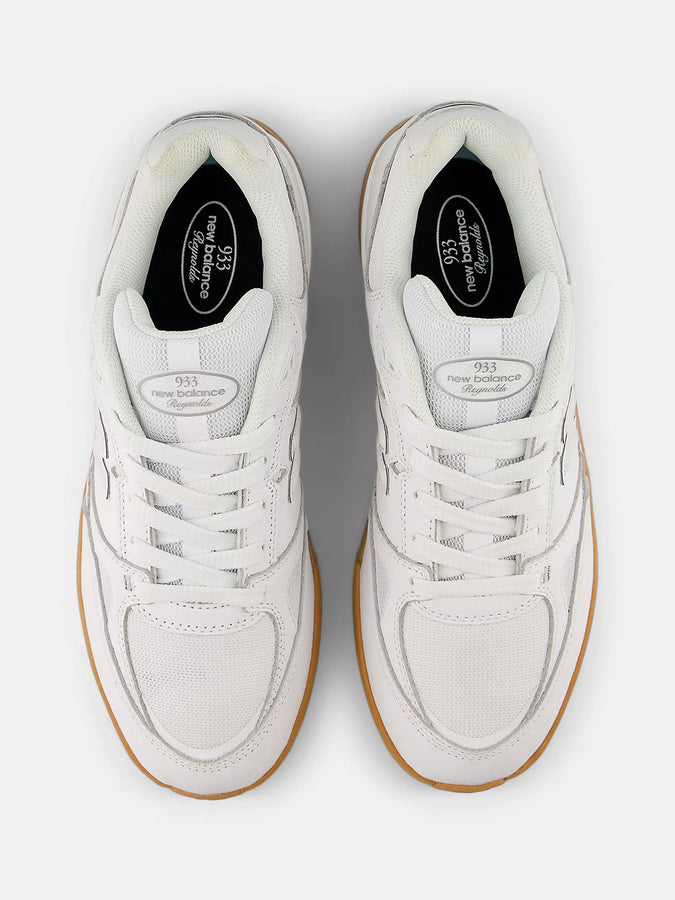 Nb Numeric 933 Reynolds White/Gum Shoes Spring 2026 | WHITE/GUM