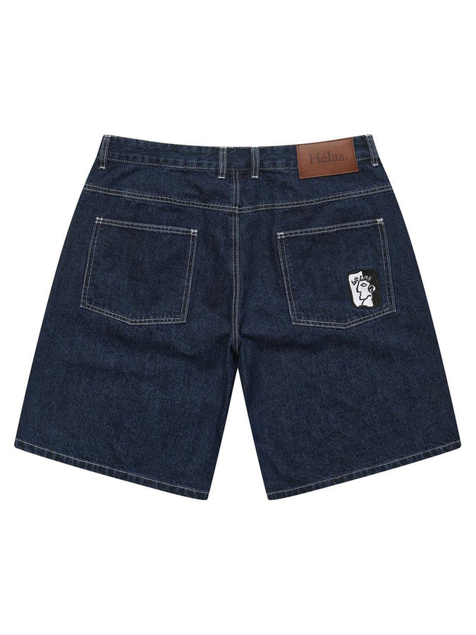 Hélas Dieu Grec Denim Shorts Spring 2026 | WASHED NAVY