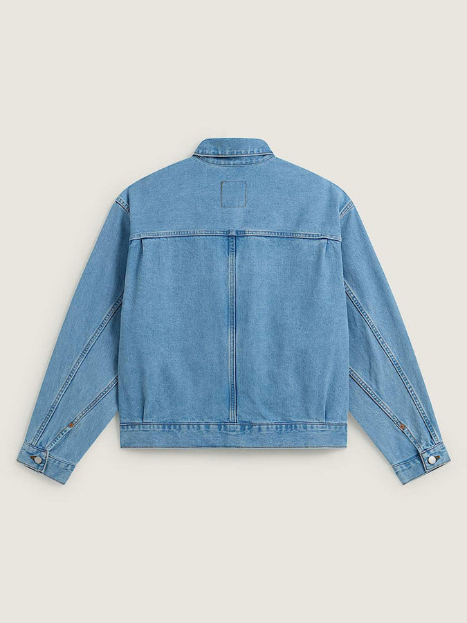 Vans Check 5 Denim Trucker Jacket Fall 2026 | LIGHT STONEWASH (TTJ)